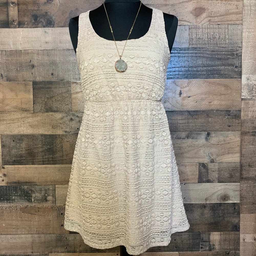 Beige Mini Dress from Forever 21